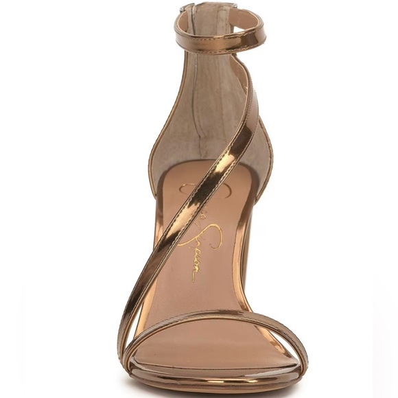 *BRAND NEW, NEVER WORN* Jessica Simpson Sloyan High Heel Sandal in Bronze - Picture 5 of 7